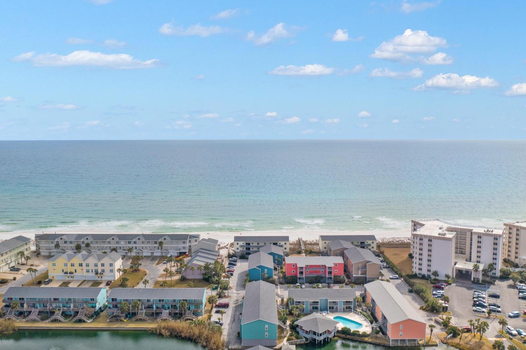 Villas On The Gulf L1- Ocean View Steps To Beach! Pensacola Beach Exteriör bild